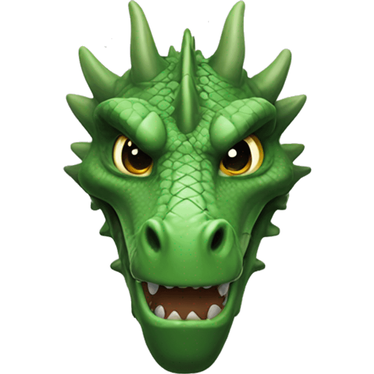 green dragon head in game of thrones style emoji