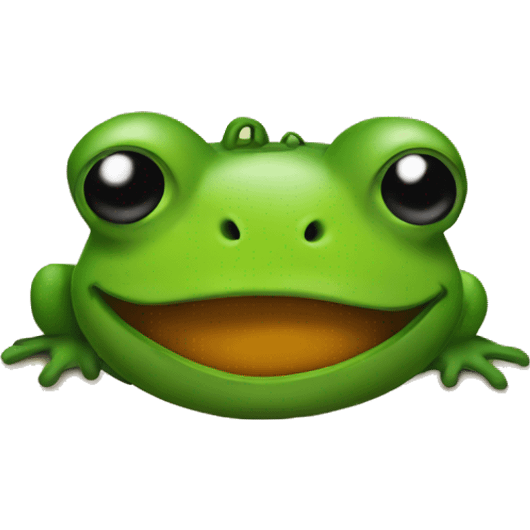 Frog pumpkin  emoji