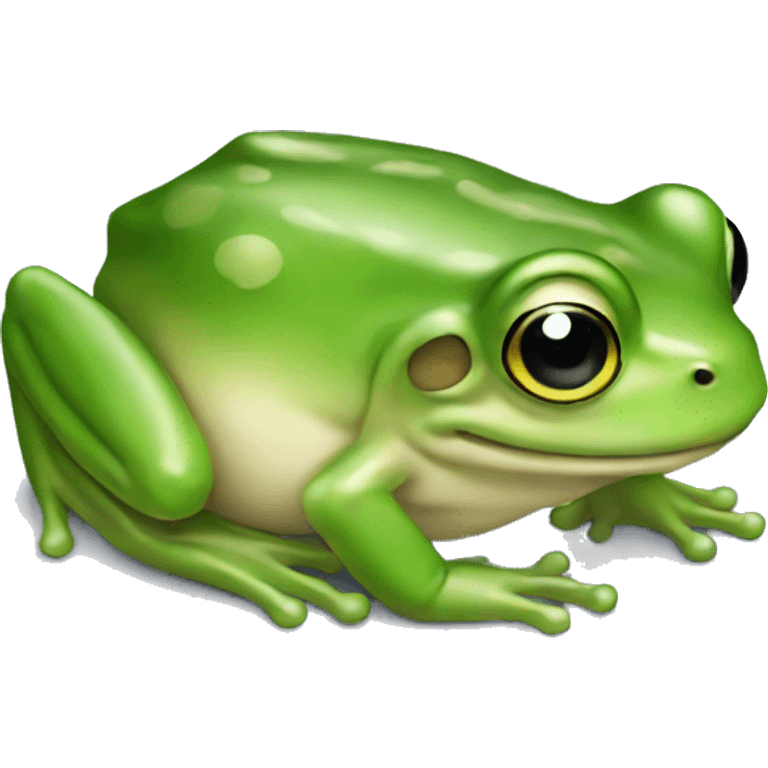 green frog emoji