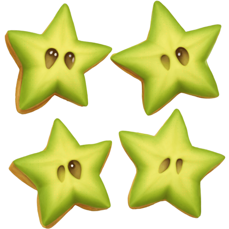 5 star fruit Carambola slice  emoji