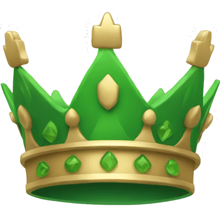 Green crown emoji