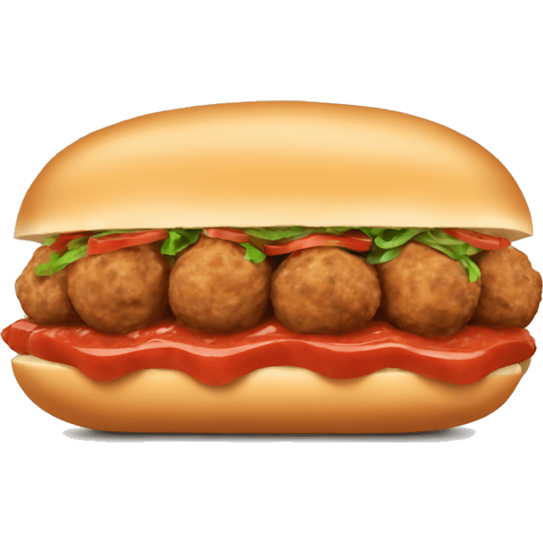 subway meatball sub emoji