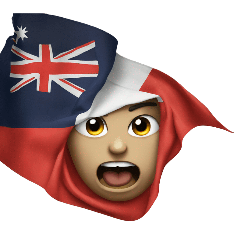 australia flag angry emoji