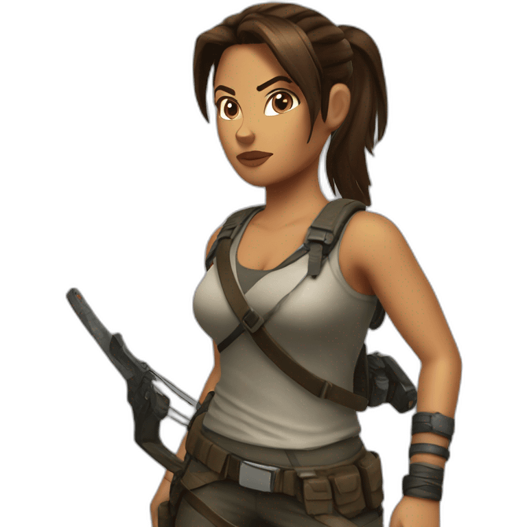 lara-croft emoji