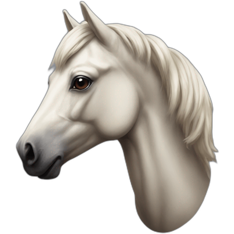 photorealistic space horse emoji