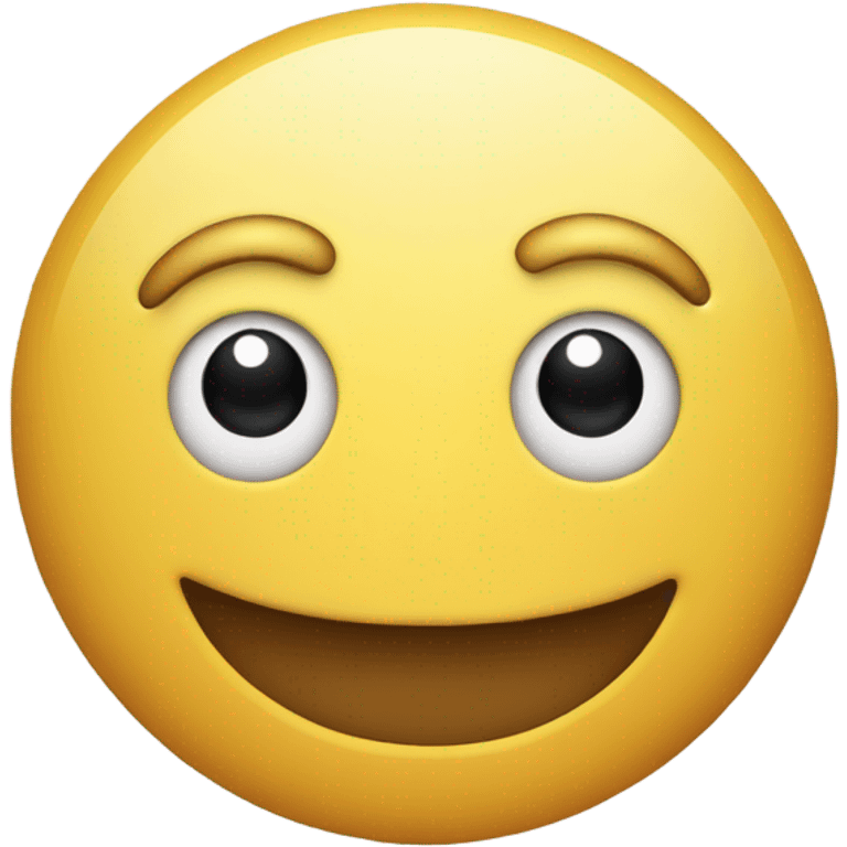 Face emoji with 2 balls sticking out of mouth area emoji