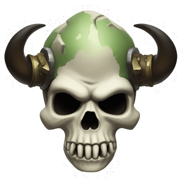 ork skull emoji