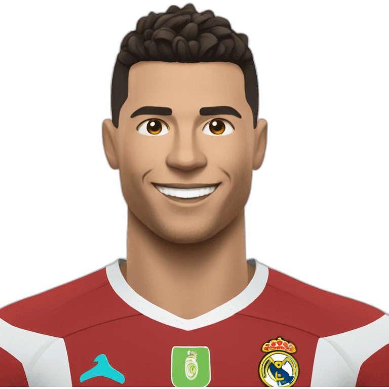 Ronaldo smiling  emoji