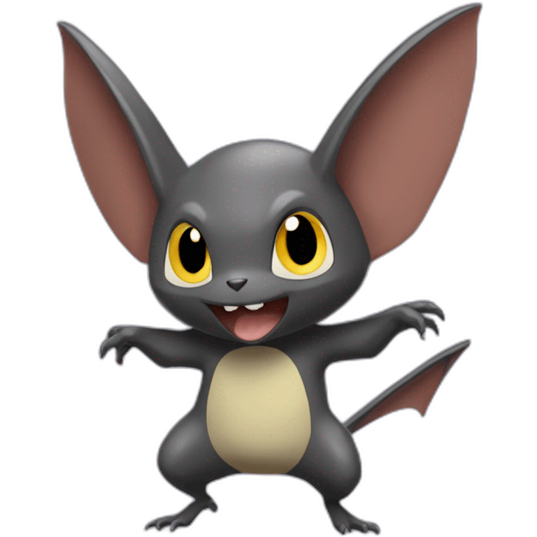 Méchant chauve souris pokemon emoji