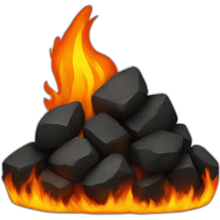 burning coal emoji