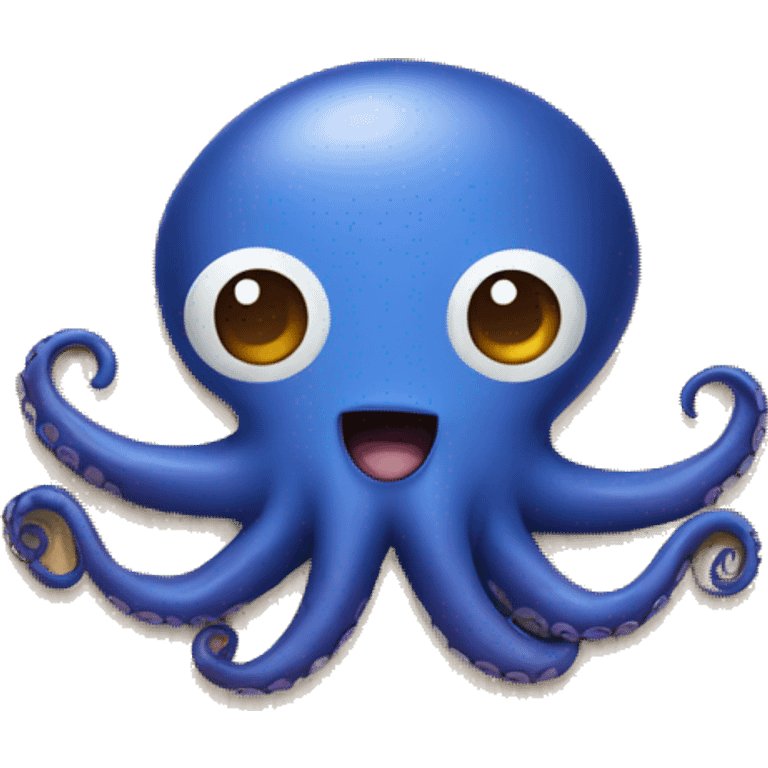 Octopus on a wood plate emoji