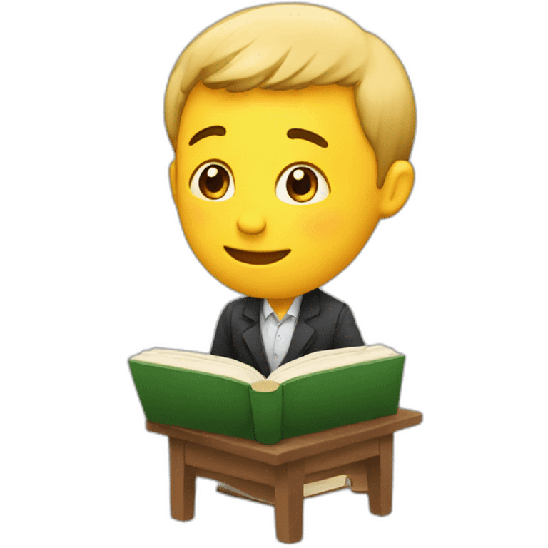 Studying English emoji