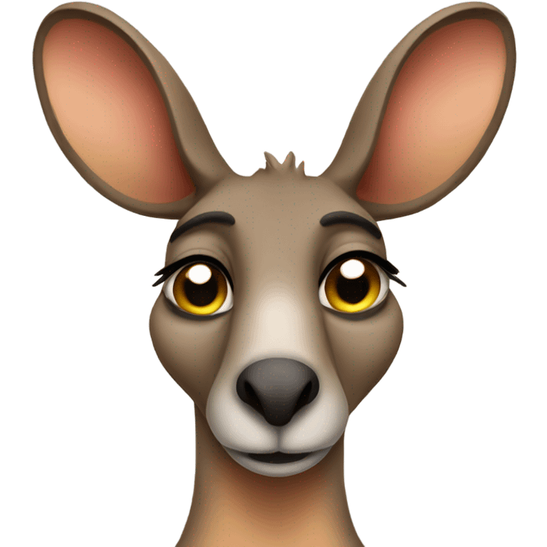 Sad kangaroo emoji