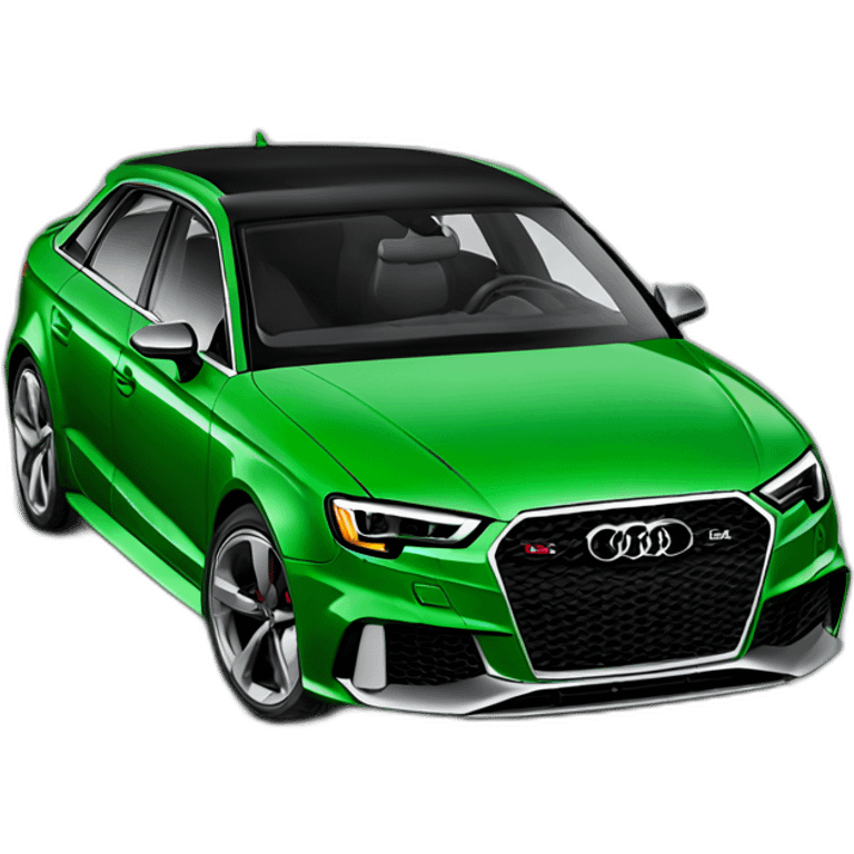 Audi RS3 Verte emoji