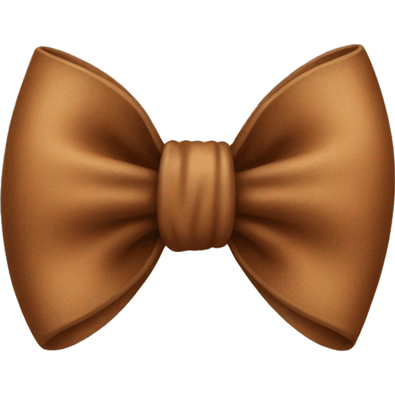 cute brown bow emoji