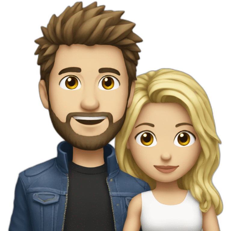 Shakira with pique emoji