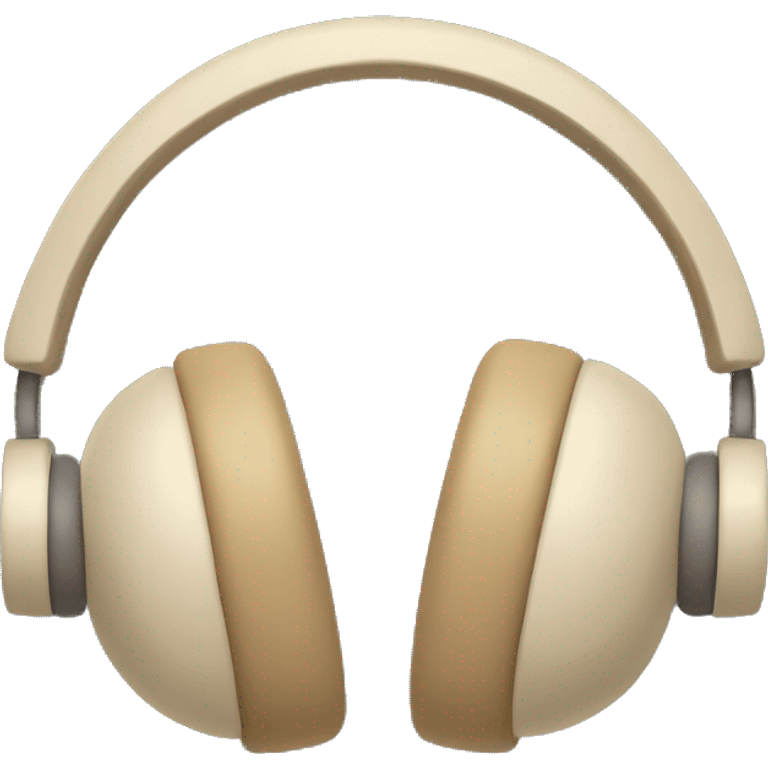 beige headphones emoji