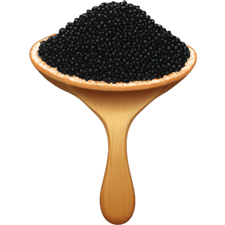 Black caviar emoji