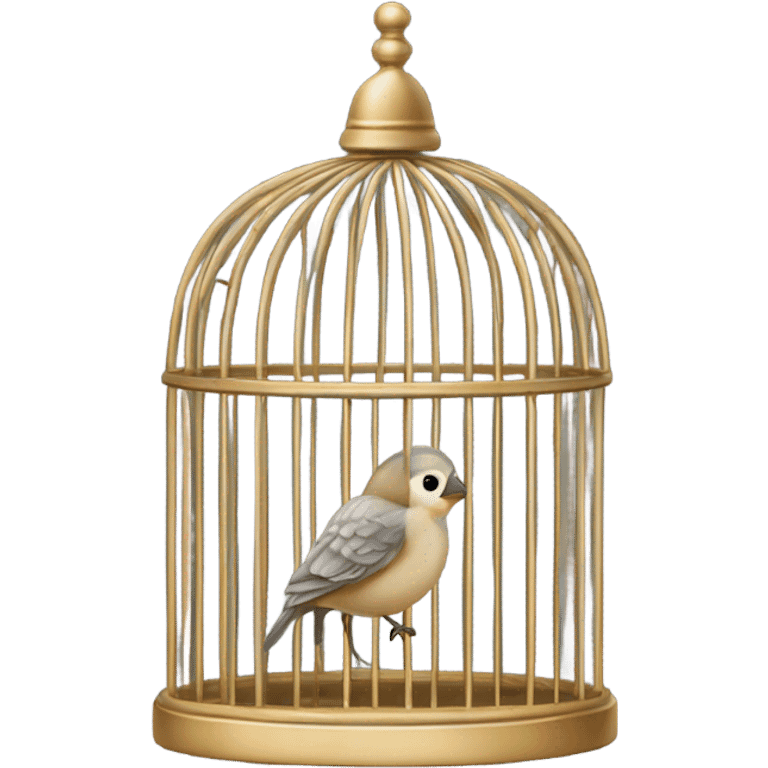 A cage emoji