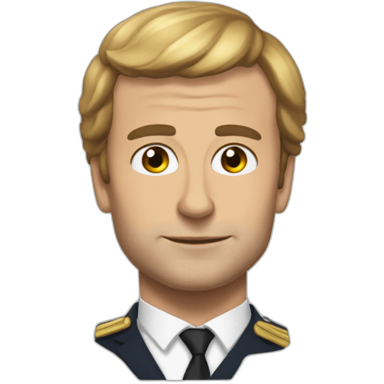 Macron sur Brigitte emoji