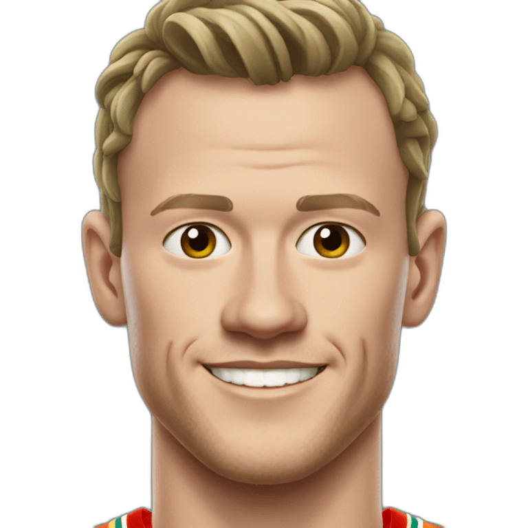 Jonathan Toews as rainbow beach bum emoji