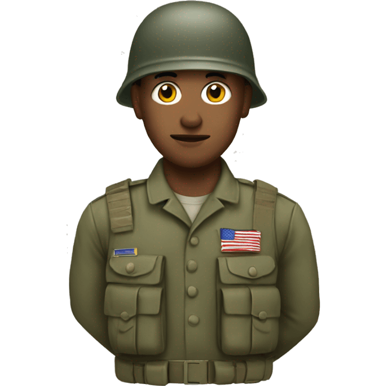 A solider  emoji