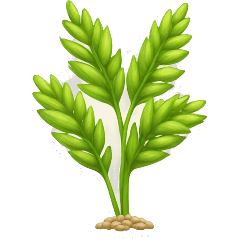 barley plant emoji