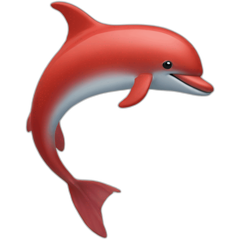 red dolphins emoji