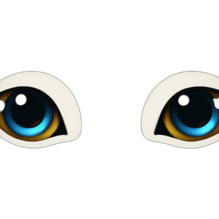 Chaton avec des cœurs dans les yeux  emoji