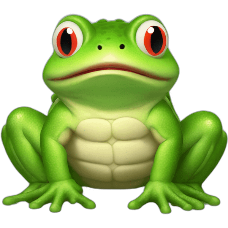 if Bowser jr was a frog emoji