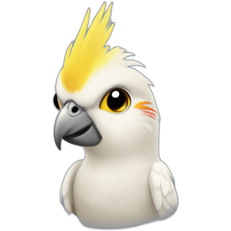 Cockatiel stylish male emoji