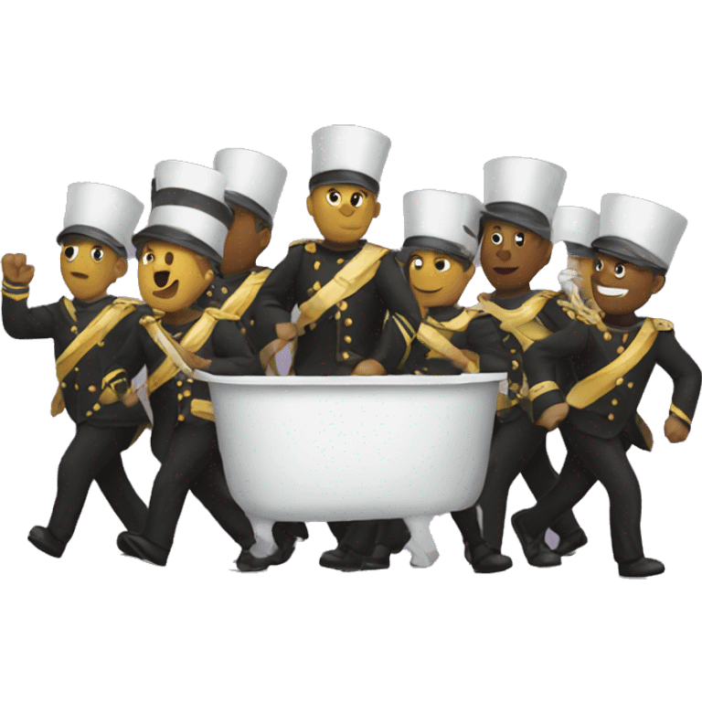 marching tub emoji