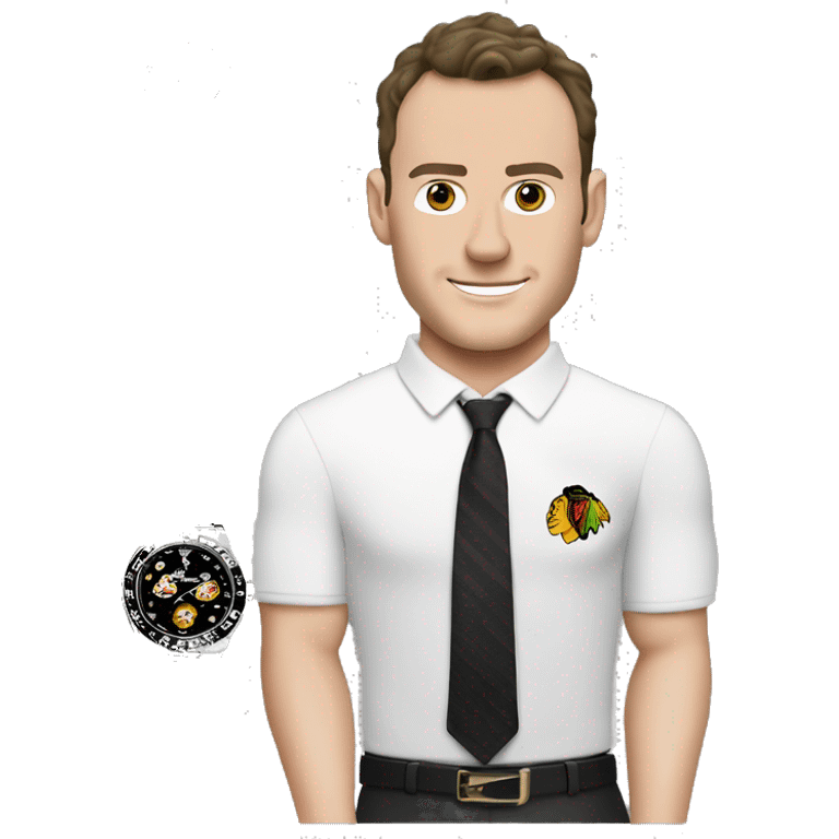 Jonathan Toews as a Rolex watch emoji