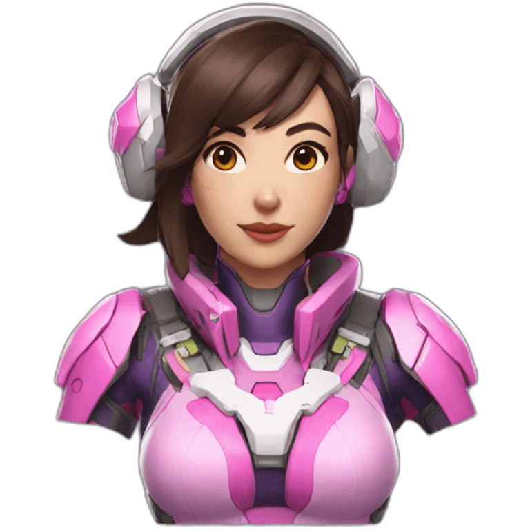 Dva from overwatch emoji