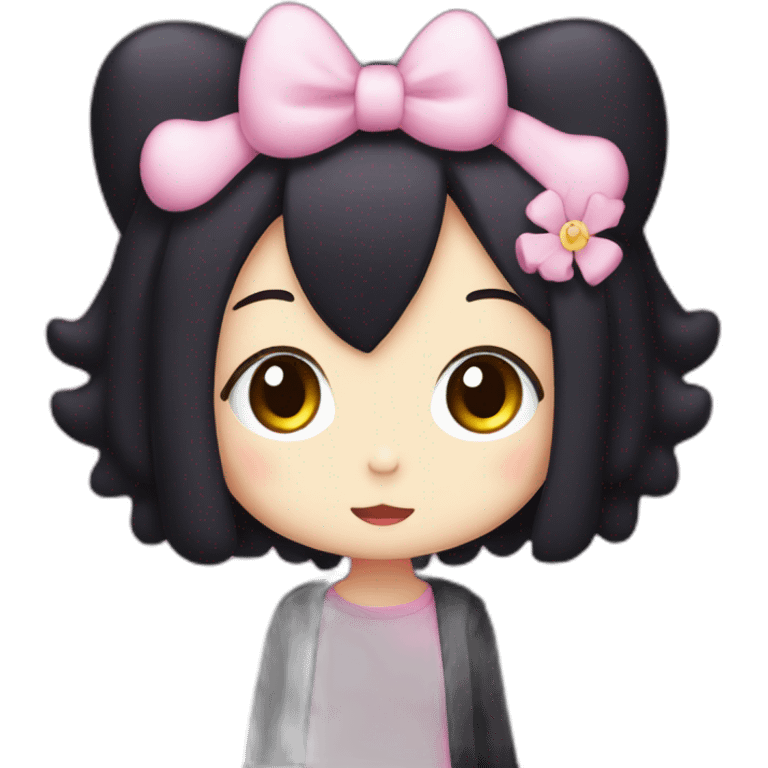 Kuromi sanrio emoji