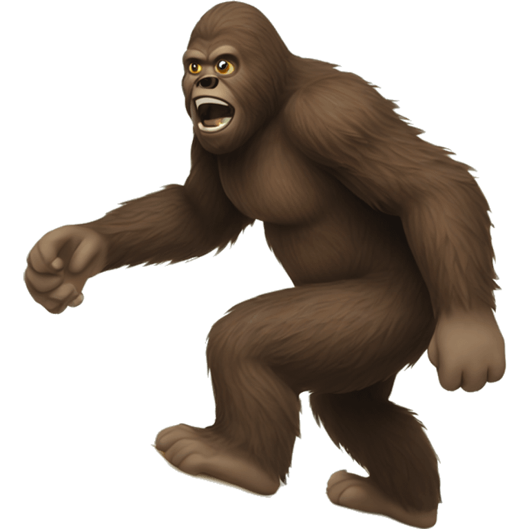 bigfoot surfing emoji