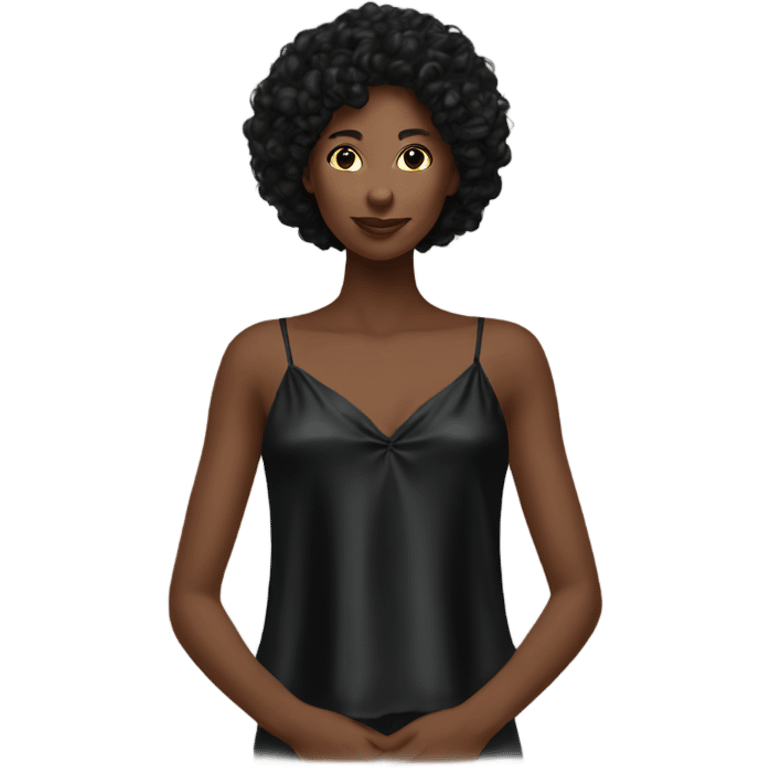 black silk camisole emoji