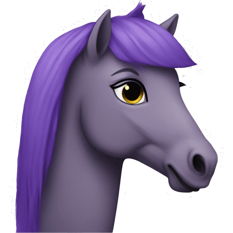 purple pony emoji