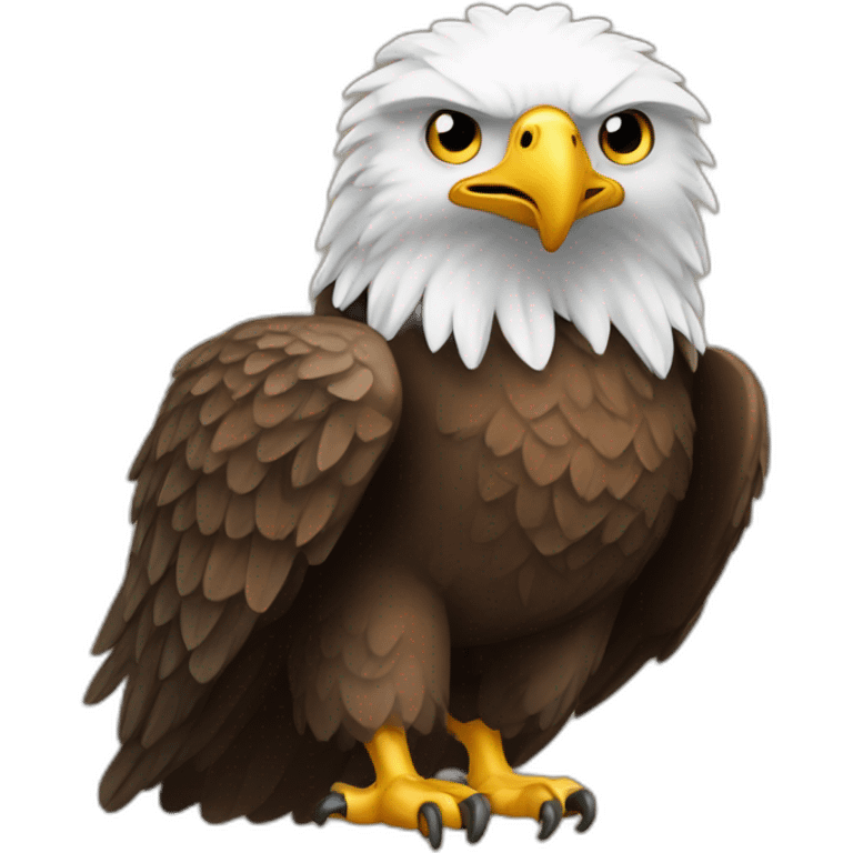 An eagle that carries the word FOREVER _RAC emoji