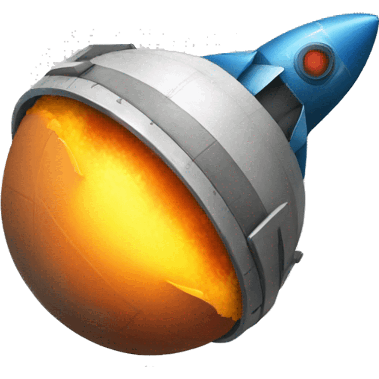 rocket ball emoji