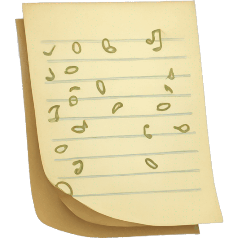 notes emoji