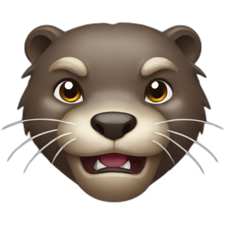 angry otter emoji