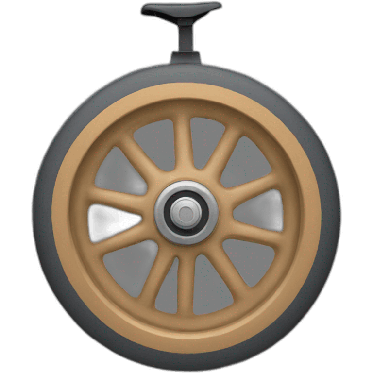 Wheel look by the back emoji