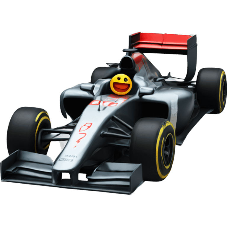 f1 car with boost emoji