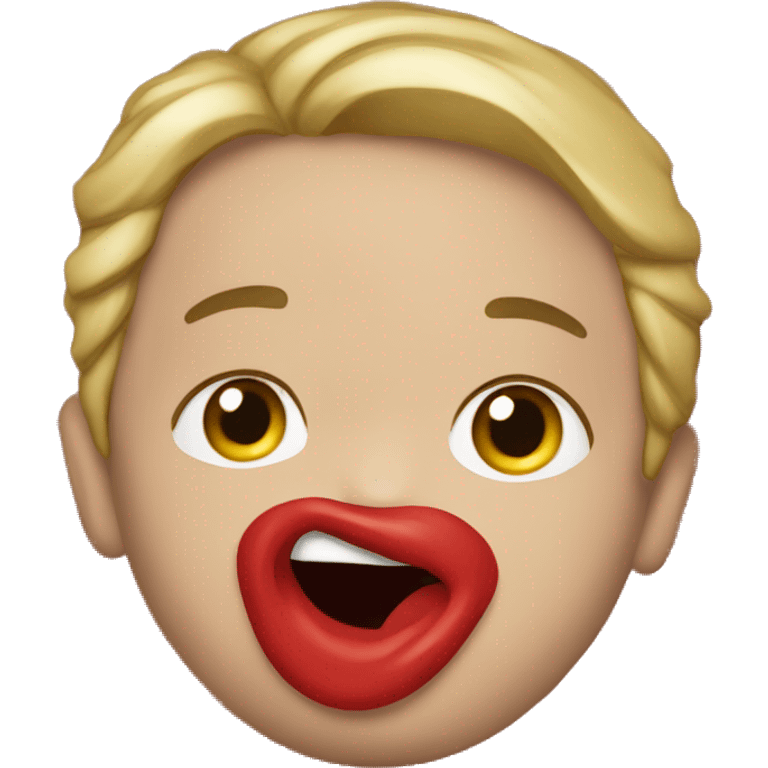 Beso roja  emoji