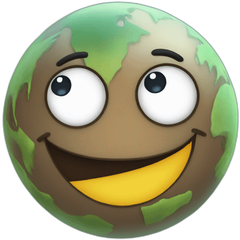 smiling planet emoji