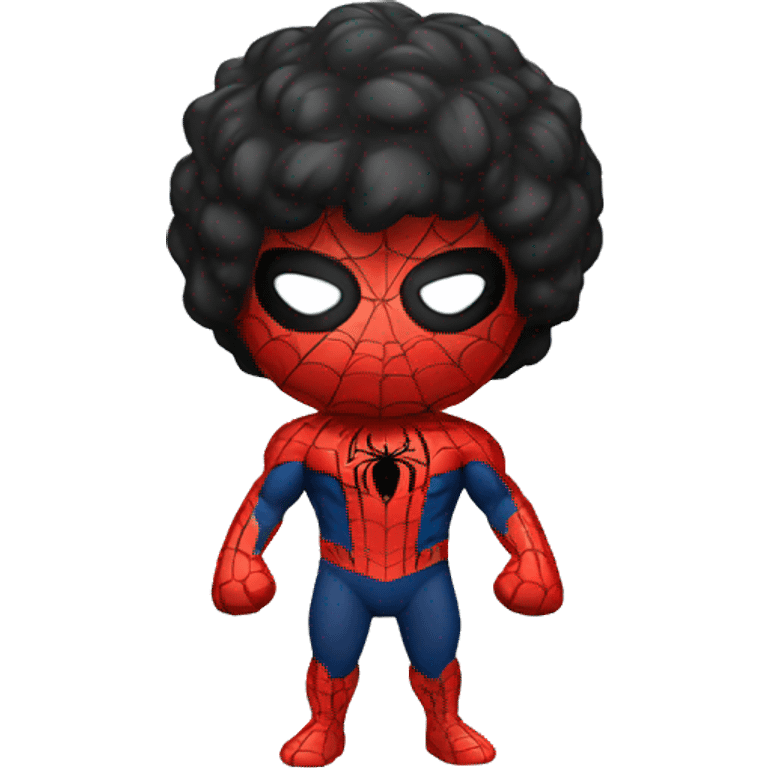 spiderman black emoji