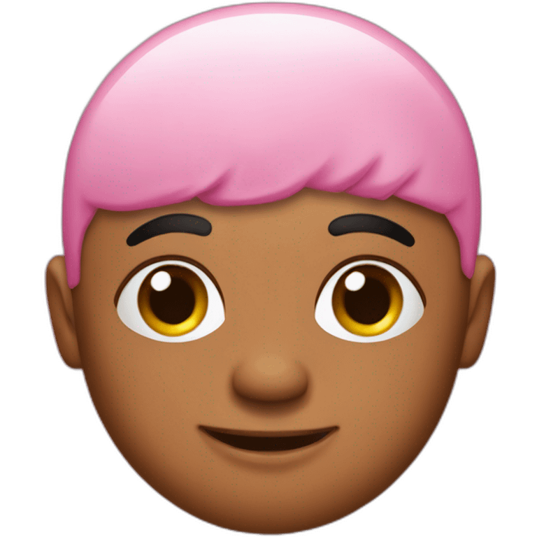 Booba avec la peau rose emoji