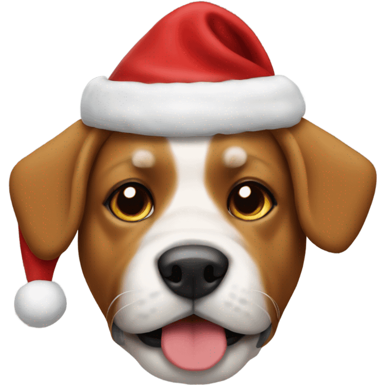 Dog Santa  emoji