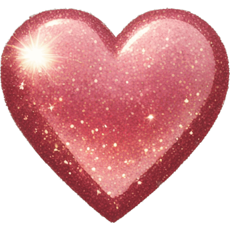 glittery heart emoji